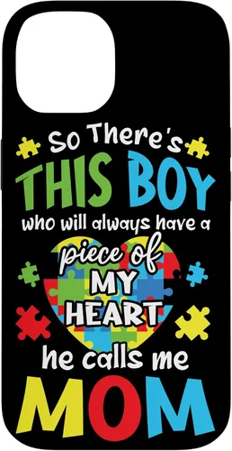 Miniatura 4 de Funda para iPhone 11 Boy Calls Me Mom Heart Colorido Puzzle Autismo