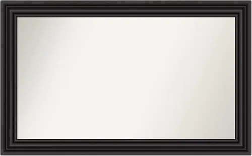 Miniatura 209 de Amanti Art Espejo personalizado, espejo de baño negro puente, espejo de pared o espejo de tocador de baño sobre el fregadero (26 x 26 pulgadas)