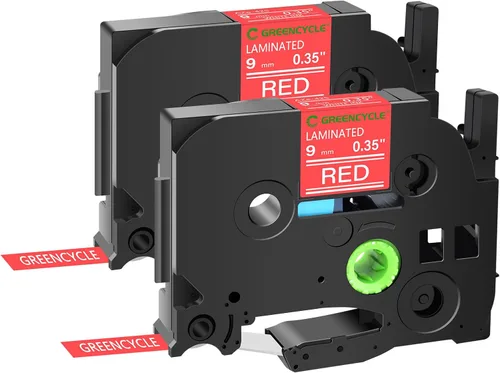 Miniatura 59 de GREENCYCLE TZe-111 - Cinta adhesiva transparente laminada de 0.23 pulgadas compatible con Brother P-Touch TZ-111 TZe111, cinta negra sobre