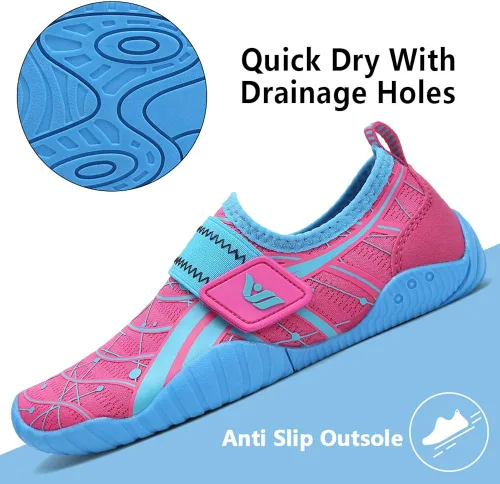 Miniatura 3 de CIOR Zapatos de agua ligeros para niños y niñas, tenis acuáticos para la playa (niños pequeñosniños grandes)