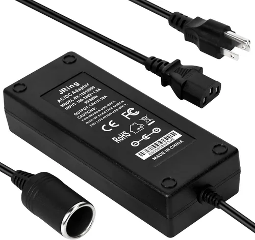Miniatura 9 de Convertidor de CA a CC, 110-220V a 12V 96W 8A Adaptador de corriente de coche, adaptador de corriente para enchufe de encendedor de cigarrillos