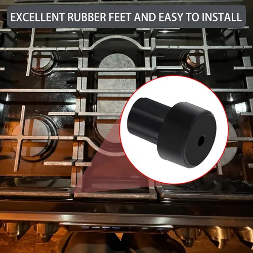 Miniatura 5 de Charbrofire W10919249 Rejilla HP Pies de goma para Samsung Grate Whirlpool Range WFG505M0BS Piezas de repuesto Amana AGR5715QDQ Maytag Gas Estufa