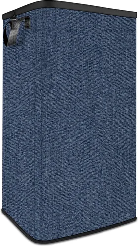 Miniatura 12 de SNIGJAT Cesta de lavandería extra grande, cesta de 100 l alta con asas resistentes, cesta de ropa sucia para recámara, cesta grande, organizador