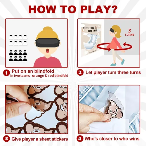 Miniatura 4 de Juego de juegos de baby shower: Pin the Sticker en el juego de pañales y 50 boletos para rifas de pañales con caja para decoraciones de fiesta