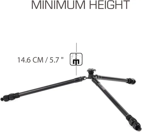 Miniatura 5 de 3 Legged Thing Charles 2.0 Sistema de trípode de aluminio – Trípode de cámara ajustable con 3 patas desmontables para conversión de monopié