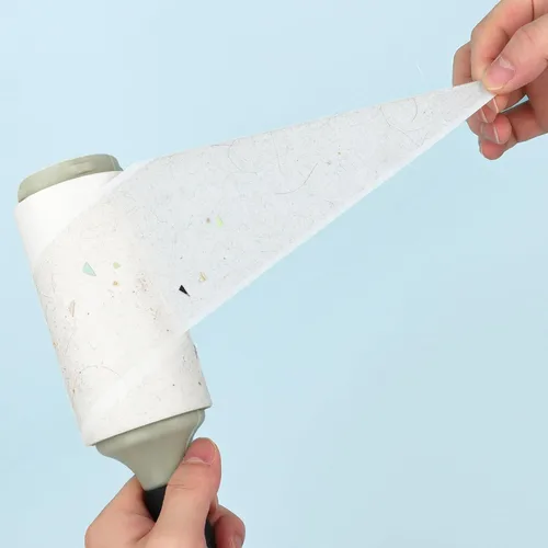 Miniatura 7 de Recambios de rodillo de pelusa de 4.5 pulgadas, solo compatible con Spotty Jumbo - Rodillo adhesivo extra adhesivo para eliminación de pelusa