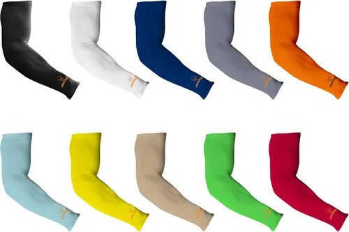 Miniatura 82 de ARMORAY - Mangas de brazo para hombres o mujeres; para cubrir tatuajes; de enfriamiento, para practicar deportes, básquetbol, golf, fútbol
