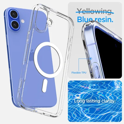 Miniatura 341 de Spigen Funda para iPhone 13 Mini, ultra híbrida MagFit [antiamarilleo] [compatible con Magsafe] - Transparente