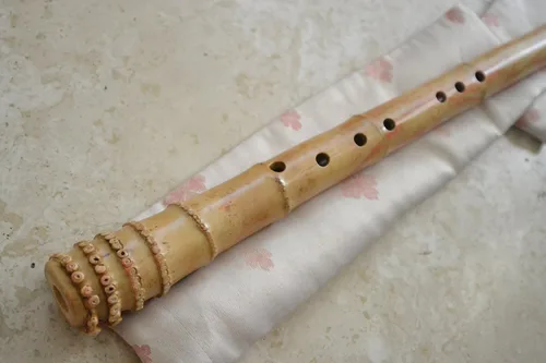 Miniatura 4 de Flauta de bambú de 8 agujeros Shakuhachi Dongxiao C/F Key Zen Instrumento