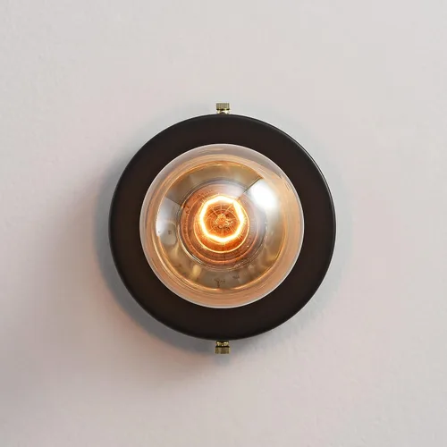 Miniatura 5 de BRIGHTTIA Luna Uno - Aplique de pared de 1 luz, accesorio industrial moderno de mediados de siglo para pared y techo, lámpara minimalista para baño