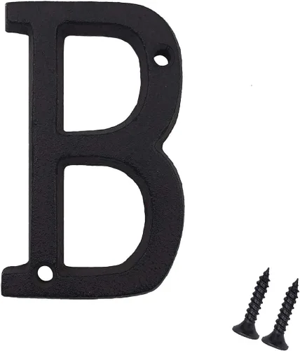 YOUCC-XX - Números de casa de 3 pulgadas, número de buzón de hierro fundido, número de dirección de casa.