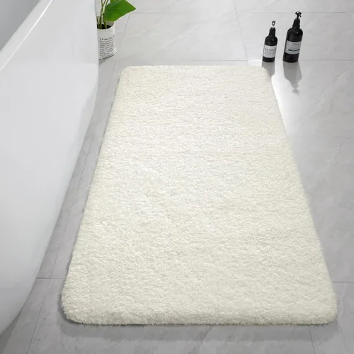 Miniatura 41 de AROGAN Tapete Largo de Baño de Lujo, 24 x 17 Pulgadas, Grueso, Suave y Absorbente, Antideslizante, Respaldo de Goma, Alfombras de Secado Rápido