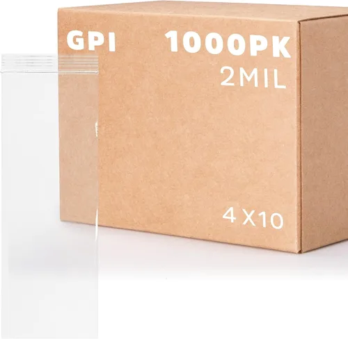 Miniatura 34 de GPI - Bolsas con cremallera de 2 x 6 pulgadas, 1000 unidades, 2 mil, bolsas de plástico transparente con cierre de cremallera, con cierre de cierre