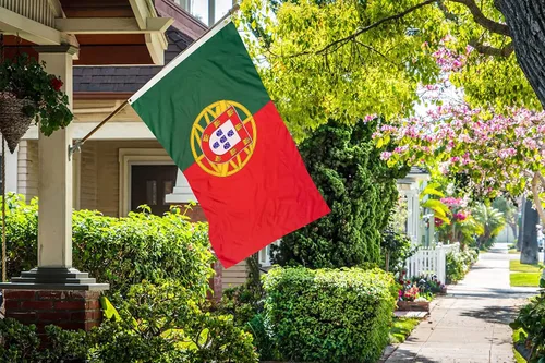 Miniatura 4 de DANF - Bandera de Portugal de poliéster de 3 x 5 pies, resistente a la decoloración, ojales de latón, cabecera de lona, banderas nacionales