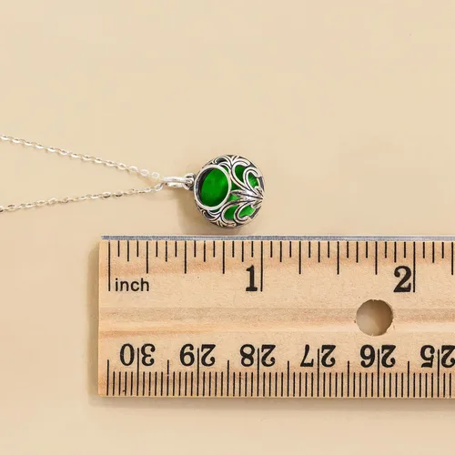 Miniatura 35 de Bottled Up Designs Handmade Vintage Lace Necklace, Recycled Vintage Bottle Glass, Sterling Silver, Eco Friendly, Made in USA, Birthday Gifts