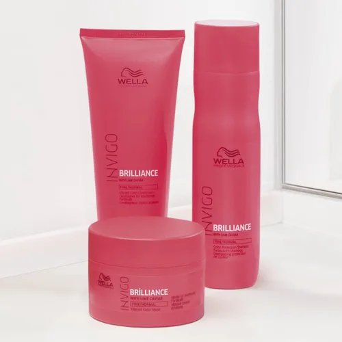 Miniatura 10 de Wella Professionals Invigo Brilliance Conditioner for Coarse Hair Intense Color Protection, Maintains Vibrancy, Salon Formula, Hair Detangler