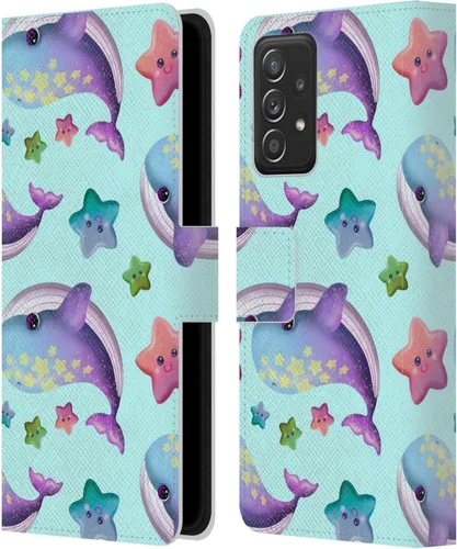 Miniatura 9 de Head Case Designs Officially Licensed Carla Morrow Colorful Space Dice Patterns Leather Wallet Case Compatible with Samsung Galaxy A53 5G (2022)