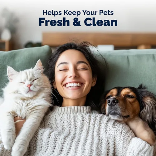 Miniatura 7 de Vetnique Furbliss/Dermabliss Toallitas para mascotas para perros y gatos para aseo, limpieza y desodorización, toallitas gruesas para perros
