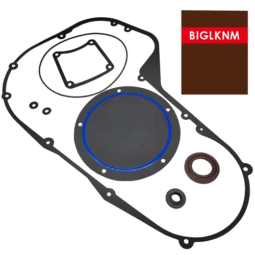 Miniatura 6 de Kit de juntas para cubierta primaria compatible con Harley Davidson Dyna FXD FLSTF FXST Twin Cam Bagger Touring 1999-2006