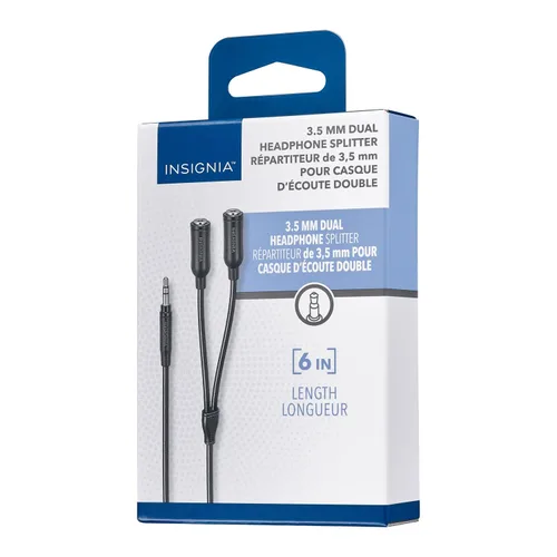 Miniatura 8 de Insignia - Cable de audio de 0.138 in (NS-MP3AX-C) de 5.9 ft