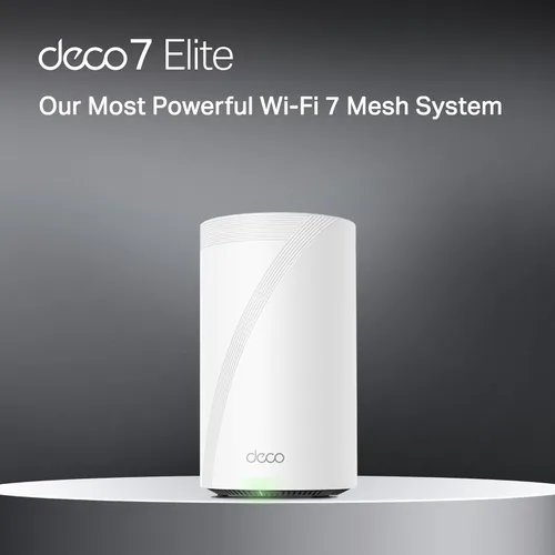 Miniatura 2 de TP-Link Deco 7 Elite BE85 Tri-Band WiFi 7 BE22000 Sistema de malla para todo el hogar - 2-Stream 22 Gbps, 2 puertos de 10G + 2 puertos de 2.5G