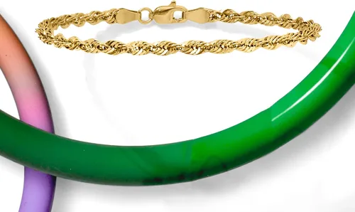 Miniatura 3 de Ross-Simons 3.2mm 14kt Yellow Gold Rope-Chain Bracelet