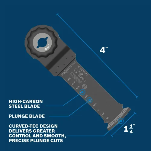 Miniatura 3 de Bosch OSM114 - Cuchilla oscilante de acero de alto carbono StarlockMax® de 1-1/4 pulgadas
