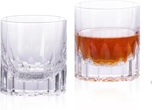 Miniatura 23 de KAMMAK Juego de 2 vasos de whisky, 7.05 onzas, vasos Old Fashioned para whisky escocés, cócteles, ron, vodka en bar y regalos de fiesta