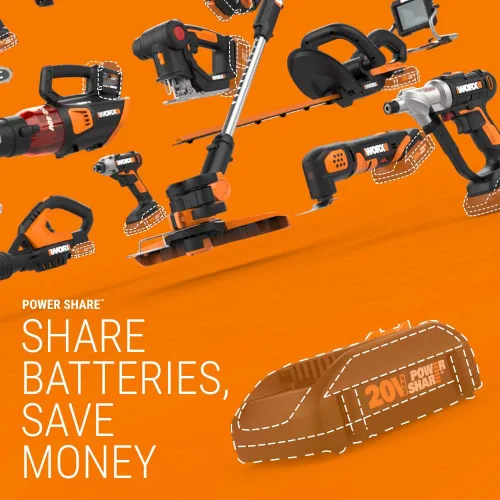 Miniatura 2 de Worx WA7151 20V MAKERX HubX Fuente de alimentación y adaptador de herramienta con puerto USB