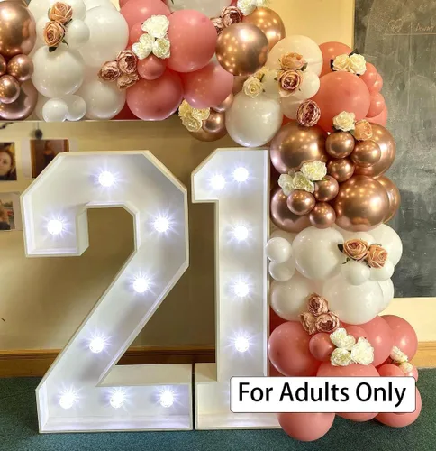 Miniatura 2 de Globos de látex retro rosa rubor, 60 globos de látex rosa polvoriento metálico cromado rosa rosa dorado beige rubor diseñados para celebraciones