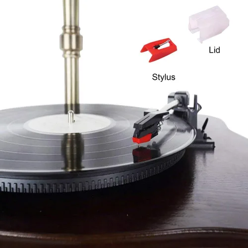 Miniatura 6 de Paquete de 4 agujas de repuesto para tocadiscos Ruby para ION Jenson Crosley Victrola Sylvania Turntable Phonograph LP Vinyl Player Más marcas