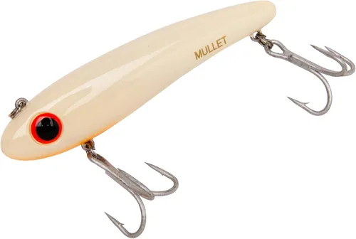 Bomber Señuelos Mullet de hundimiento lento/señuelo de pesca de agua salada para caminar - Excelente para truchas moteadas, peces rojos, luchadores
