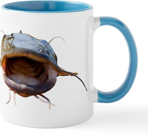 Miniatura 35 de CafePress Bigmouth Flathead - Taza de café de cerámica (11.0 fl oz)
