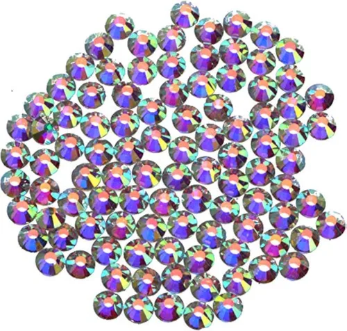 Miniatura 71 de Massive Beads 7800 vasos de hierro termoadhesivos con parte trasera plana, 5 tamaños, diamantes de imitación para hacer proyectos de bricolaje