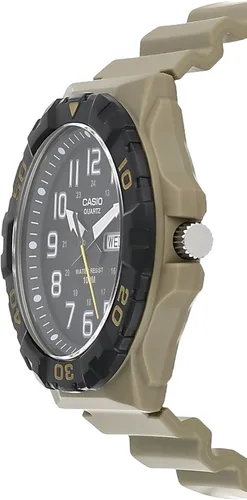 Miniatura 3 de Casio MRW200H Series Men's Analog Watch Sporty Design 100 Meter Water Resistance Date Display Rotary Bezel Regular Time Keeping