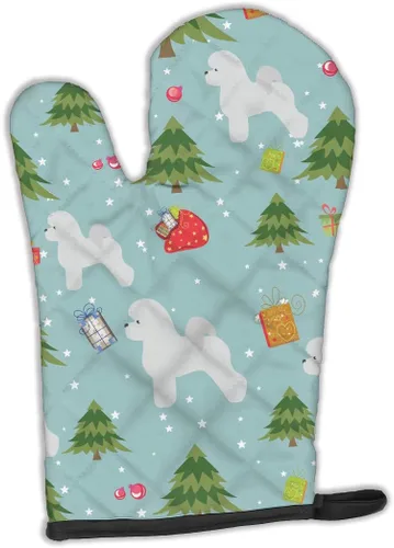 Miniatura 27 de Caroline's Treasures BB4872OVMT - Guante de horno de Navidad Affenpinscher resistente al calor, grueso para sartenes calientes y horno, manopla