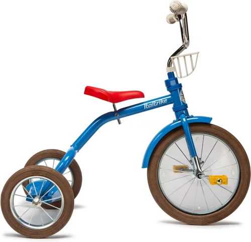 Miniatura 4 de Italtrike Spoke Triciclo grande de 16 pulgadas para exteriores con cesta para niños pequeños y niños, ingeniería superior, fuerte y duradero