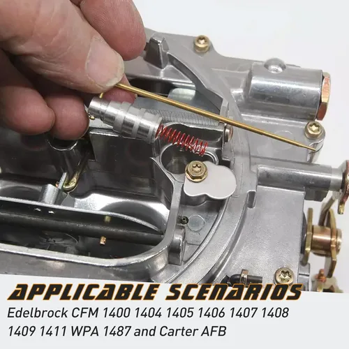 Miniatura 7 de Kit de ajuste de calibración de carburador para Edelbrock CFM 1400 1404 1405 1406 1407 1408 1409 1411 WPA 1487 Carter AFB Chorros de carburador
