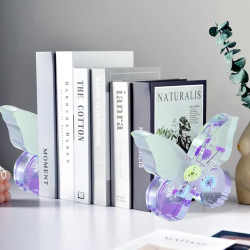 Miniatura 4 de Molde de resina para sujetalibros de mariposa grande 3D, molde de silicona para organizar libros, decoración artística para el hogar, molde