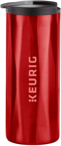 Miniatura 4 de Keurig Taza de Viaje de Café de Acero Inoxidable Facetada, Se Adapta Debajo de Cualquier Cafetera de Cápsulas K-Cup de Keurig, 14 oz, Cobre