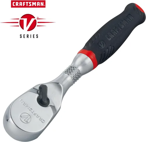 Miniatura 2 de CRAFTSMAN Trinquete Serie V, accionamiento de 1/4 pulgada, 80 dientes, agarre cómodo (CMMT86304V)