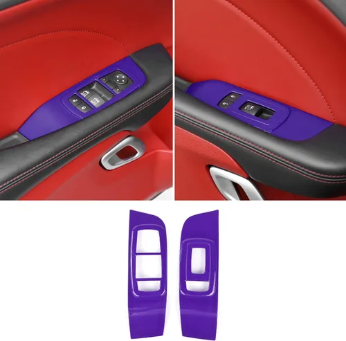 Miniatura 11 de Voodonala Cubierta del panel de elevación de ventana para Dodge Challenger 2015-2024, accesorios para Dodge Challenger 2015-2024