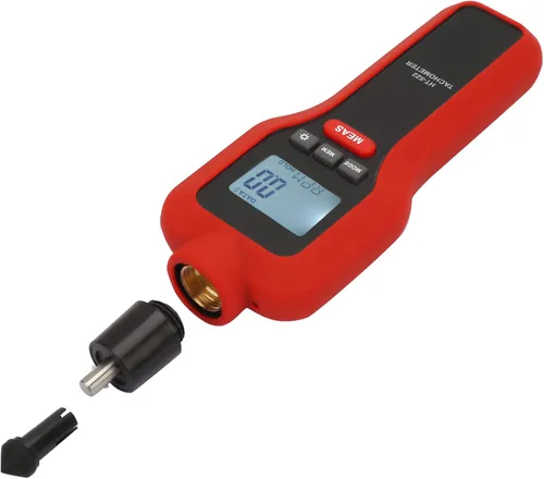 Miniatura 2 de Mano sin contacto 2-99999 & Contacto 2-19999 LCD Digital Tacómetro Tach Rotar Medidor de velocidad para pruebas sin contacto y contacto