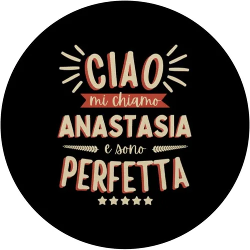 Miniatura 3 de Anastasia Idea Regalo Personalizzata Amica Nome Divertente PopSockets MagSafe PopGrip for iPhone