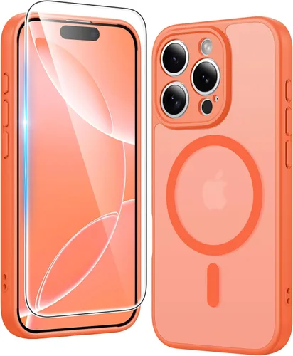 Miniatura 1180 de FNTCASE Funda para iPhone 13 Pro-Max: Fundas magnéticas transparentes compatibles con Magsafe Slim anti amarillamiento protección contra caídas