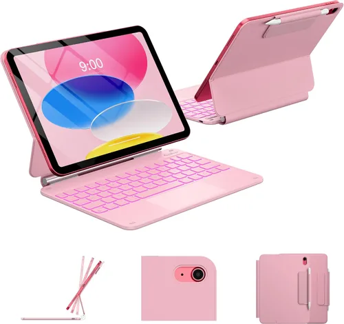 Miniatura 14 de typecase Funda de teclado Edge para iPad de 11ª generación A16 (2025) y 10ª generación de 10.9 pulgadas (2022) - Trackpad multitáctil, teclado