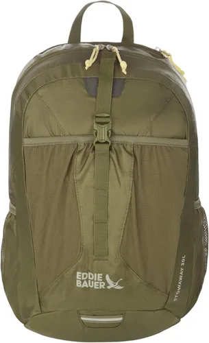 Miniatura 19 de Eddie Bauer Stowaway Mochila Empacable Viaje Exterior Ligera Plegable Duradera Poliéster Ripstop 30L - Cereza Negra