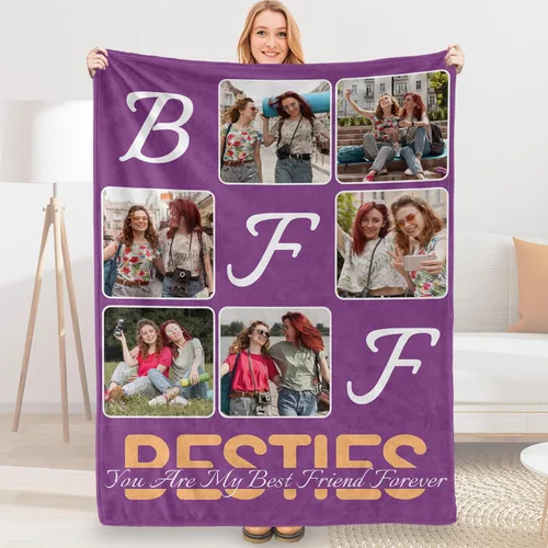 Miniatura 13 de Manta personalizada con imagen/foto – Manta de franela personalizada para mujeres y hombres – Manta personalizada para regalos de Navidad, San Solo