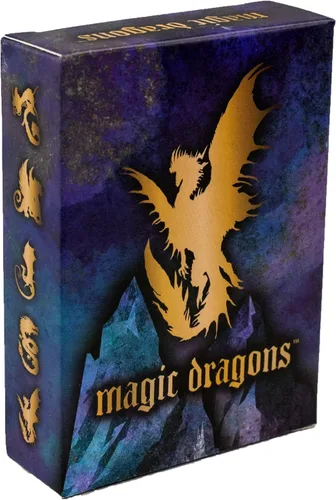 Juego de Cartas de Dragones Mágicos - ¡Nuevo! - Captura de Cartas, Juego Familiar de Dragones | Juegos de Cartas Divertidos para Adultos,