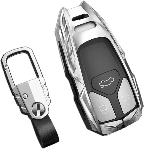 Miniatura 49 de Funda para llavero Nissan con llavero, elegante y duradera funda de protección de aleación de zinc compatible con Altima Maxima Rogue Armada